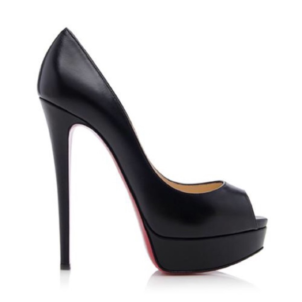 Christian Louboutin Lady Peep Heels